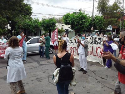 Paro de m�dicos y caravana por Quilmes