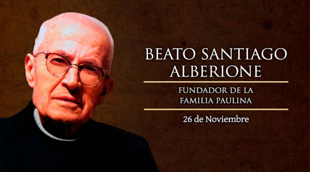 Hoy se conmemora al Beato Santiago Alberione, considerado patrono de Internet