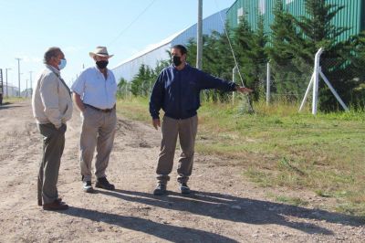 S�nchez recorri� distintas obras que se realizan en el distrito