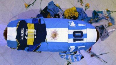 El funeral de Diego Maradona en la Casa Rosada exhibi� la distancia pol�tica entre Alberto Fern�ndez y CFK