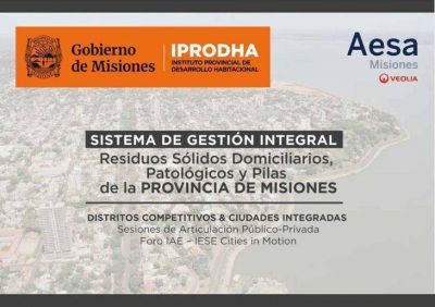IPRODHA expuso sobre instrumentaci�n del sistema integral de residuos en un foro internacional