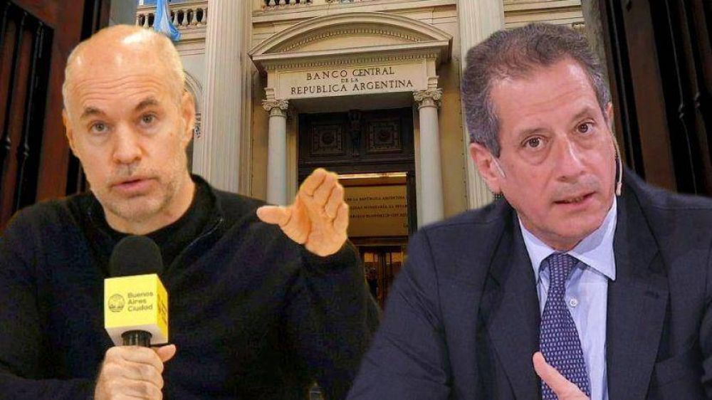 Crece el choque entre el Banco Central y Rodrguez Larreta