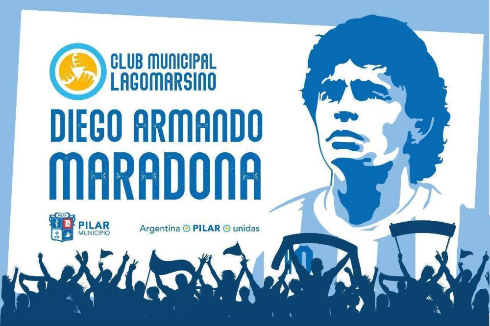 Achval propuso nombrar Diego Armando Maradona al Club Municipal de Lagomarsino