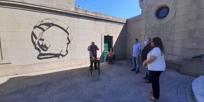 Instalan la obra El Quiebre en la iglesia de la ciudad