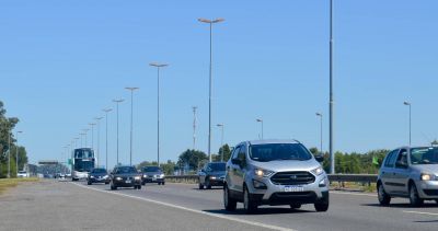 Tr�nsito intenso a la Costa Atl�ntica: m�s de 2700 autos por hora