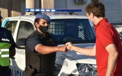 En lo que va del a�o, Lucas Ghi ya entreg� 22 veh�culos a la Polic�a Bonaerense para reforzar la seguridad en Mor�n