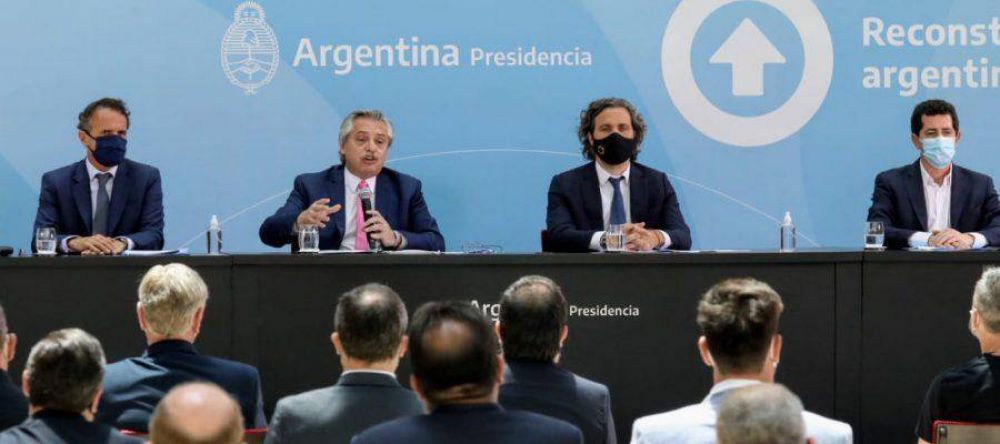 Chornobroff acompa�� a Alberto Fern�ndez, en la inauguraci�n de 30 obras para 12 provincias