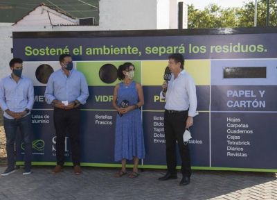 El Bajo de San Isidro ya tiene su Ecopunto para el reciclaje de residuos