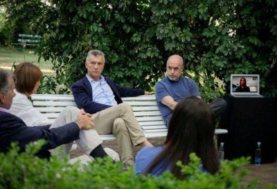El PRO mostr� unidad con una imagen curiosa de Vidal
