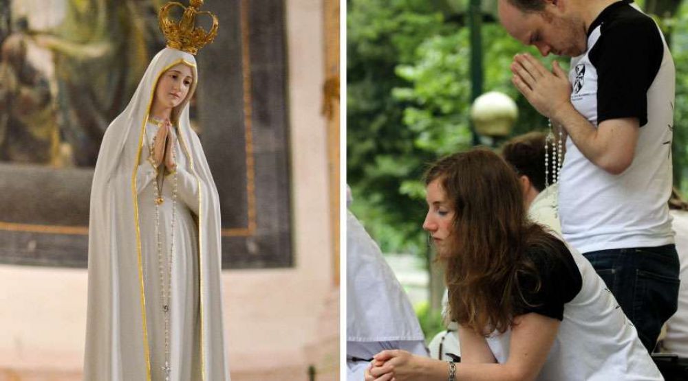 Jvenes de ms de 20 pases lanzan campaa para rezar a diario el Rosario por Amrica