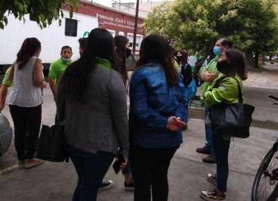 Trabajadores del SAME contin�an la lucha para que se reconozca su labor