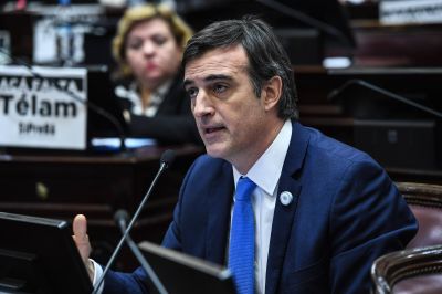 Tras el video de su exposici�n, Bullrich se refiri� a su problema en el habla: qu� le pasa