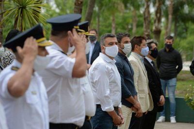 Hurlingham | Zabaleta particip� del acto por el 140� aniversario de la Polic�a Bonaerense