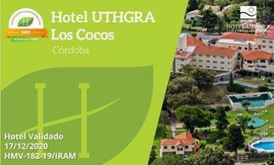 El hotel UTHGRA Los Cocos recibi� el certificado de Nivel Oro de hoteles sustentables