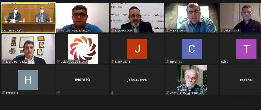 ASIJEMIN particip de la apertura del seminario virtual San Juan Tierra Minera