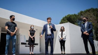 Kicillof: �A pesar de la pandemia retomamos las obras paralizadas durante a�os�