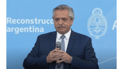 Alberto Fern�ndez se emocion� hasta las l�grimas al hablar de las organizaciones sociales