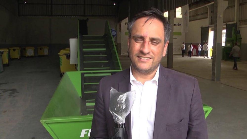 Andreotti y Cabandi presentaron las mquinas de la futura Planta de Reciclaje de San Fernando