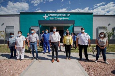 Capitanich inaugur� la ampliaci�n y refacci�n del Centro de Salud de Enrique Urien