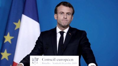 Macron se encuentra 