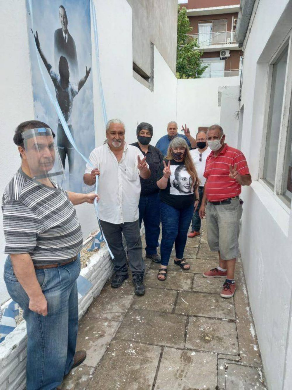 Se inaugur un mural de Maradona en el PJ de Mar del Plata