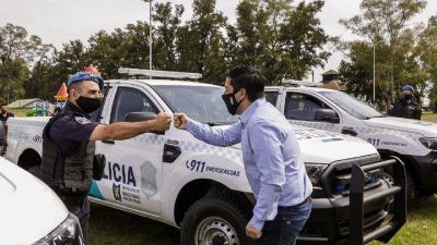Leo Nardini present� nuevos patrulleros