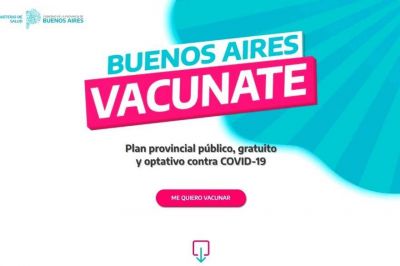 Buenos Aires Vacunate: mir� la web de Provincia para anotarse y recibir la vacuna