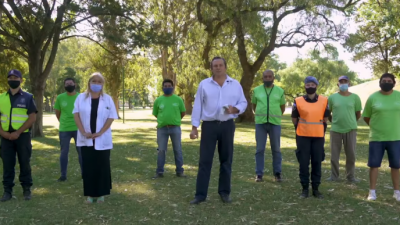 �Fue un a�o de much�simo trabajo�, se�al� el intendente Etchevarren