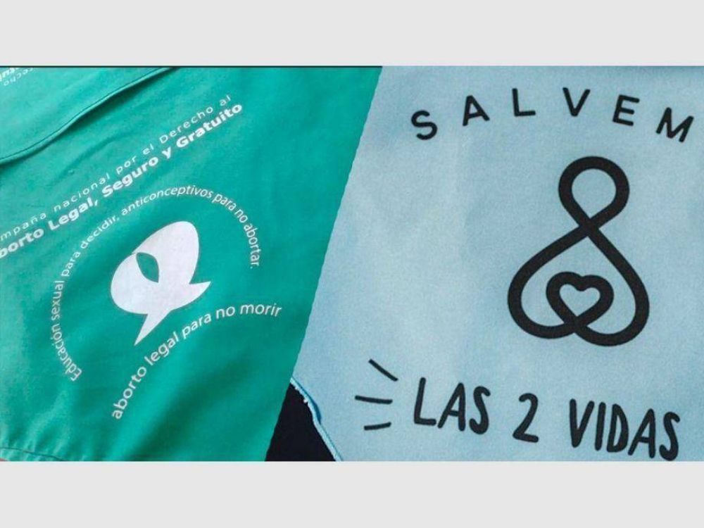 Aborto: 'celestes' y 'verdes' harn una maratnica vigilia en San Juan