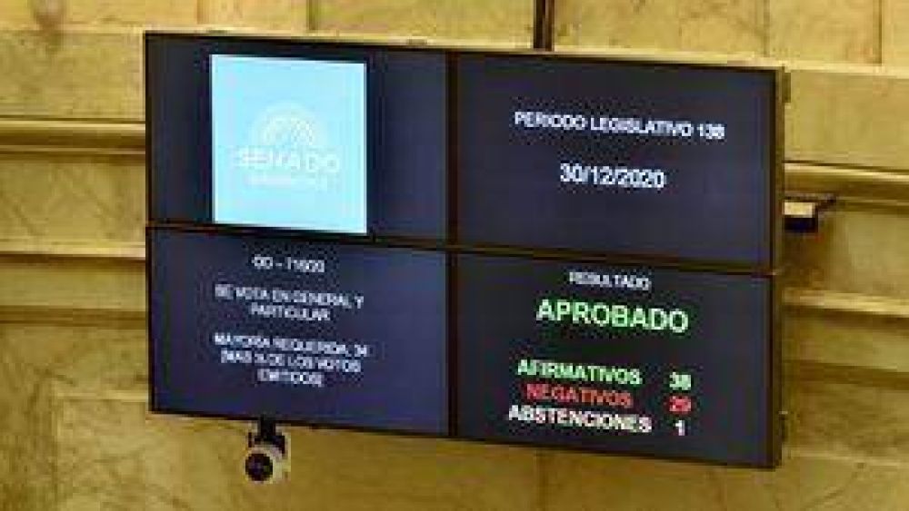 El aborto es legal en la Argentina: el Senado sancion la ley con una votacin menos ajustada a lo esperado