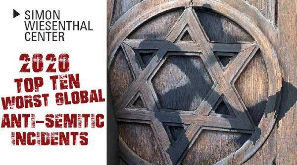 Los diez peores incidentes antisemitas globales del 2020