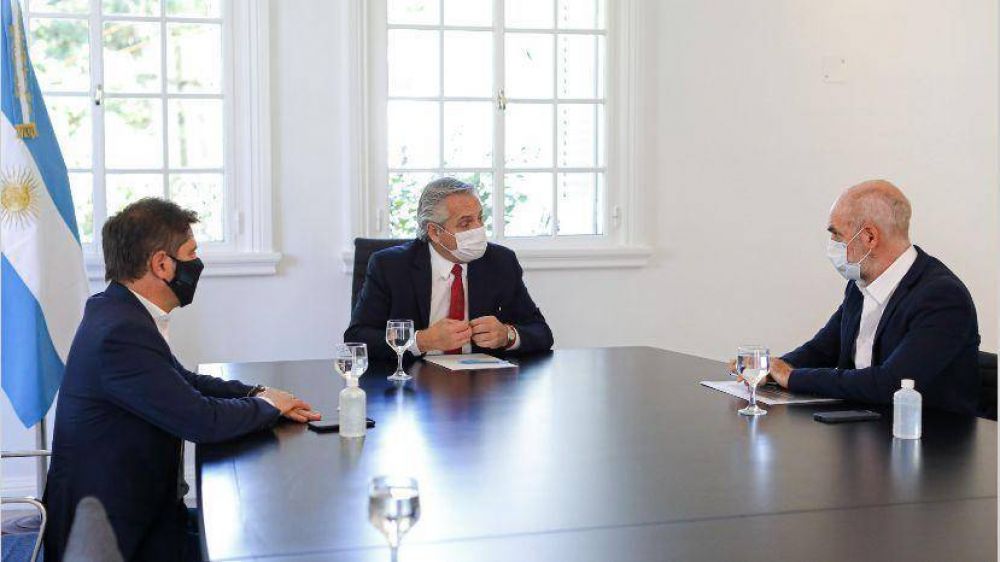 Coronavirus: cumbre entre Alberto, Larreta y Kicillof por la suba de casos en el AMBA