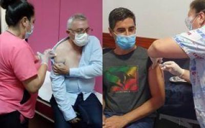 Vacunaci�n Covid bonaerense: M�s intendentes se aplicaron la Sputnik V