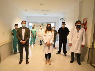 Watson supervis� la hist�rica campa�a de vacunaci�n contra el coronavirus en Florencio Varela