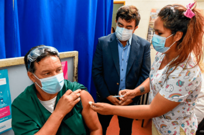 Coronavirus | Comenz� el operativo de vacunaci�n contra el Covid-19 en La Matanza