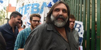 Baradel est� internado por coronavirus