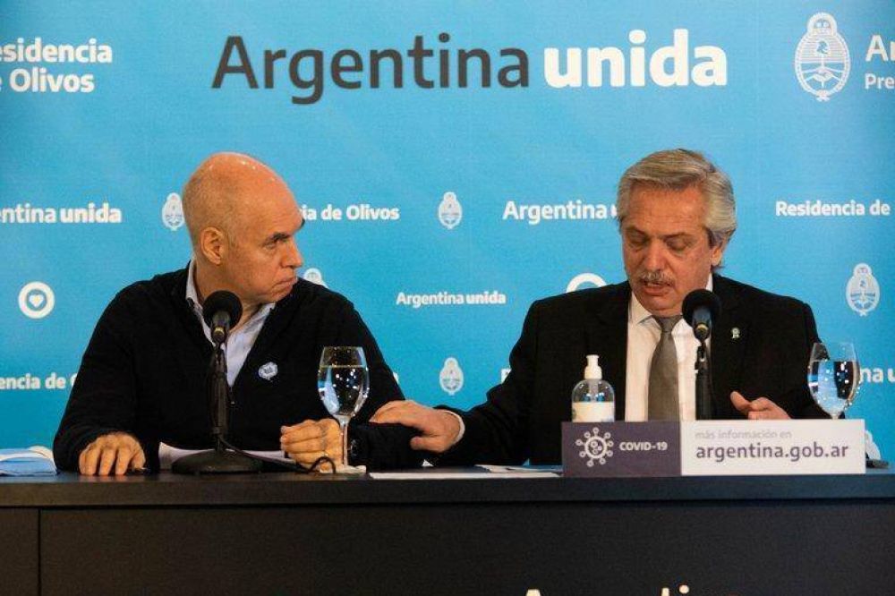 La relacin entre Alberto Fernndez y Rodrguez Larreta volvi a tensarse por los fondos coparticipables en la primera semana del ao electoral