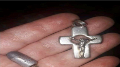 Tucum�n: Ni�o sobrevive a bala perdida que impact� en su crucifijo