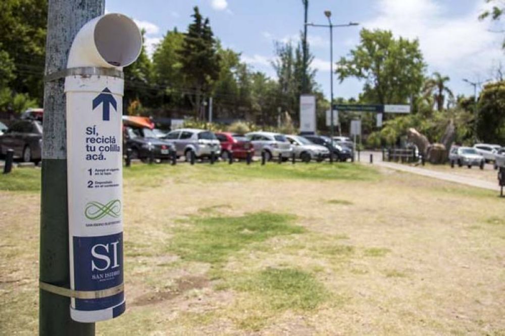 San Isidro instala colilleros para depositar filtros de cigarrillo 