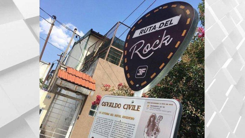 Tres de Febrero: homenajean a referente del metal argentino con una estacin de La Ruta del Rock