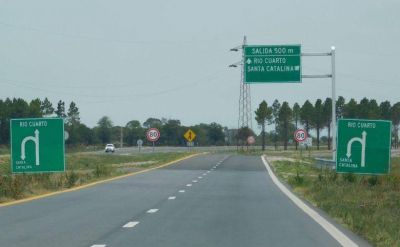 Se reinici� la obra de la autov�a R�o Cuarto � Holmberg