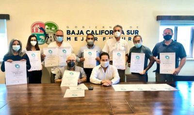 Sectur entrega certificado Punto Limpio a comercios y hoteles en BCS
