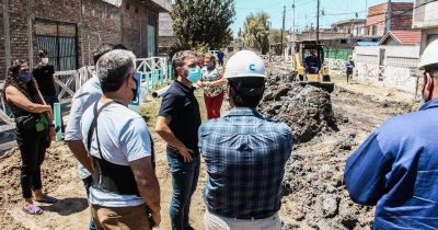 La expansi�n de la red cloacal en Lamadrid beneficiar� a m�s de 20 mil vecinos