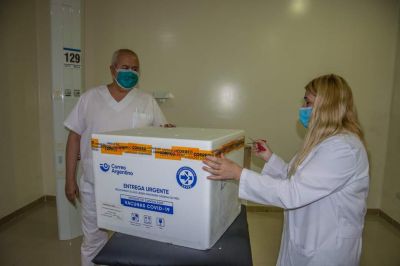 Llegaron las vacunas contra el coronavirus a Jos� C. Paz