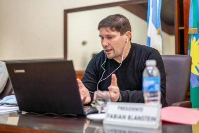 Fabián Blanstein mantuvo una videoconferencia con Axel Kicillof