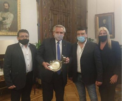 Voytenco se mostr� con Fern�ndez en medio del paro agropecuario y se llev� el apoyo de La Rosada en la interna con Ansaloni