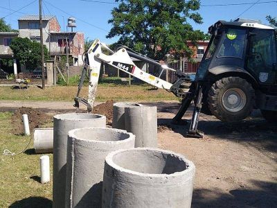 Labores de saneamiento hidr�ulico en el distrito