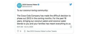 Millonario se arrepiente y compra su marca a Coca-Cola despu�s de vend�rsela