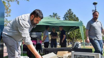 En el Polo Ambiental G�emes de Godoy Cruz reciben residuos electr�nicos