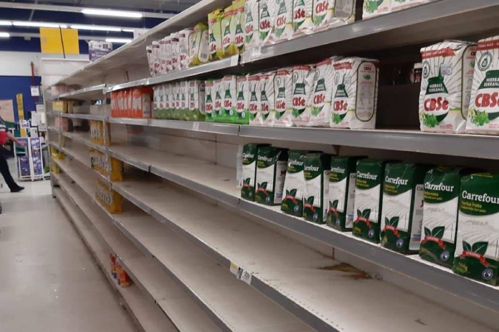 Precios: el interior registra faltantes de productos en gndolas de alimentos